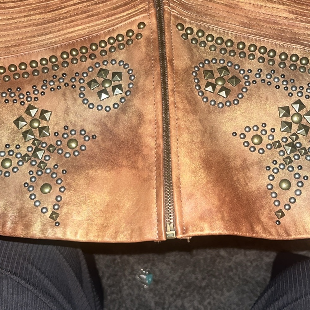 Double D Ranch Soft Leather Jacket. Size Large***READ - Picture 6 of 16